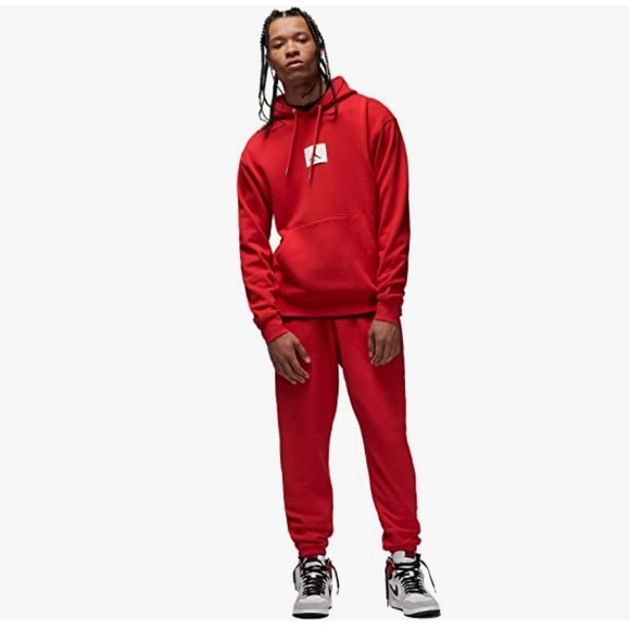 Jordan Men’s Flight Hoodie Joggers Tracksuit Set - Picture 2 of 12